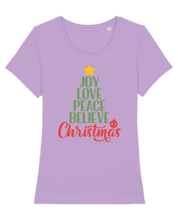 Joy Love Peace Christmas Lavender Dawn