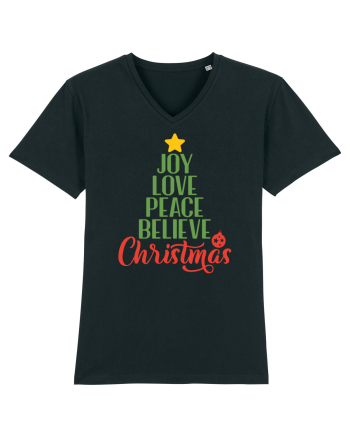 Joy Love Peace Christmas Black