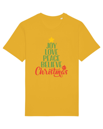 Joy Love Peace Christmas Spectra Yellow