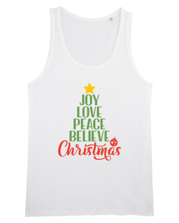 Joy Love Peace Christmas White