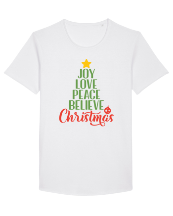 Joy Love Peace Christmas White