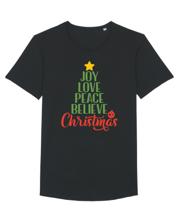 Joy Love Peace Christmas Black