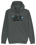 Let it Snow Xmas Hanorac cu fermoar Unisex Connector