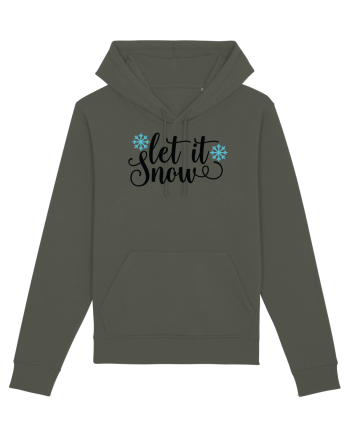 Let it Snow Xmas Khaki