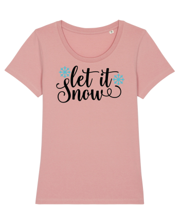 Let it Snow Xmas Canyon Pink