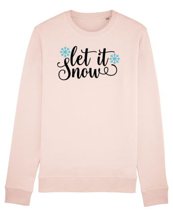 Let it Snow Xmas Candy Pink