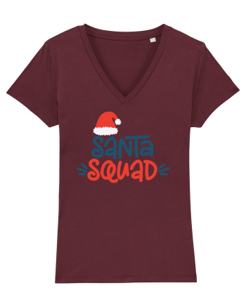 Santa Squad Burgundy