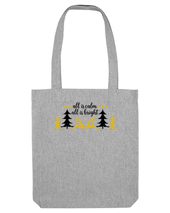 All is Bright Xmas Heather Grey