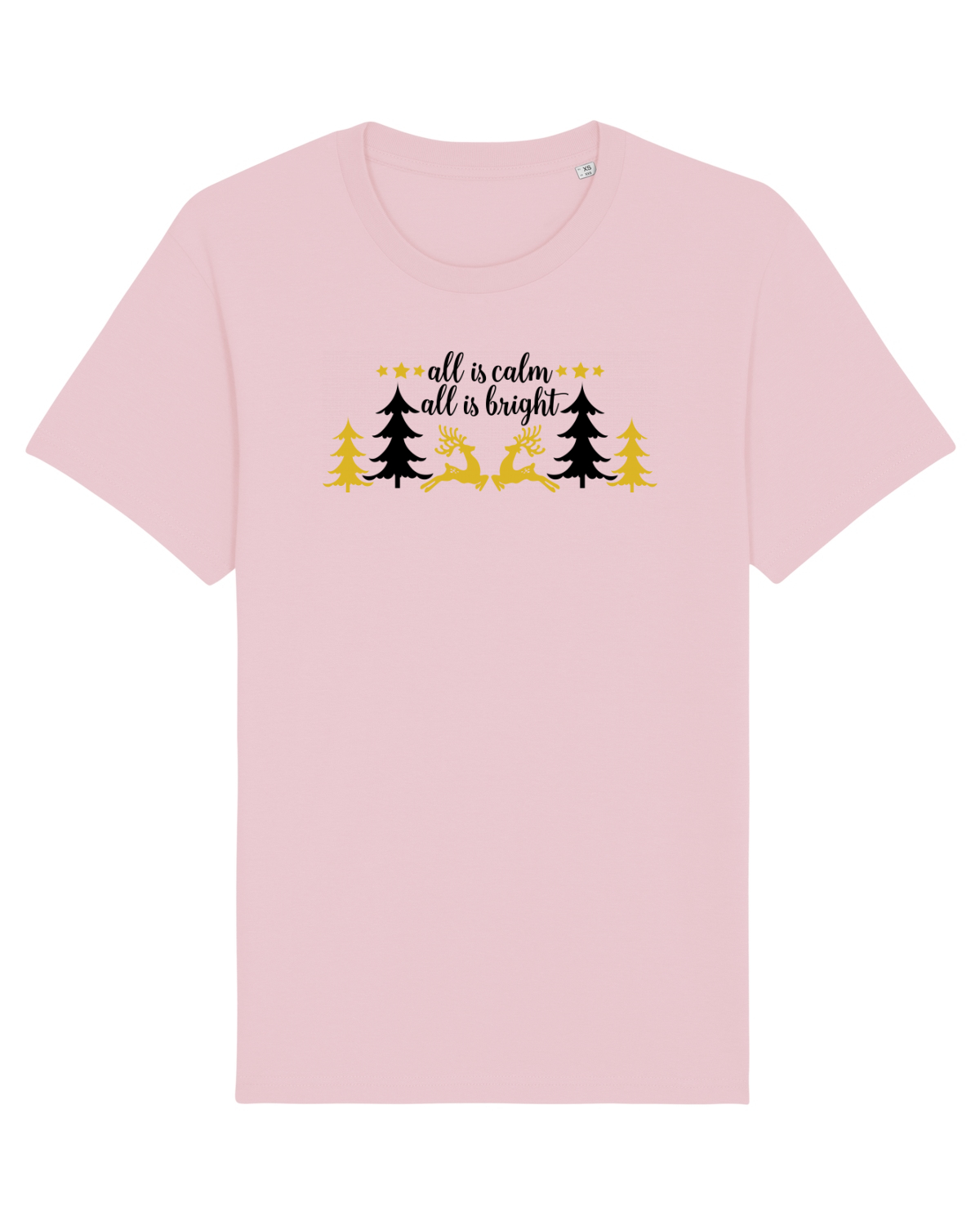 Tricou mânecă scurtă Unisex Rocker Cotton Pink