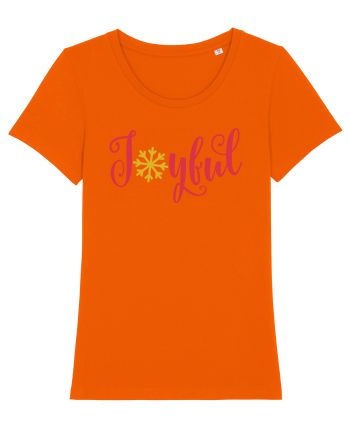 Joyful Xmas Red Bright Orange