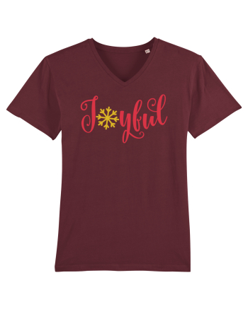 Joyful Xmas Red Burgundy