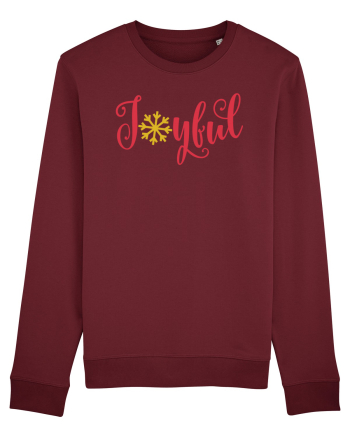 Joyful Xmas Red Burgundy