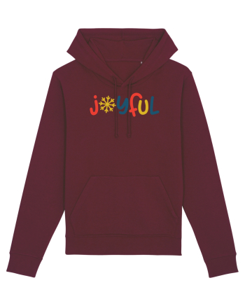 Joyful Xmas Yellow Burgundy