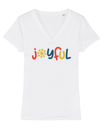 Joyful Xmas Yellow White