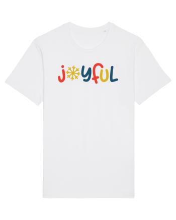 Joyful Xmas Yellow White