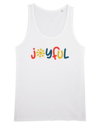 Joyful Xmas Yellow White
