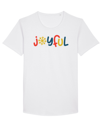Joyful Xmas Yellow White