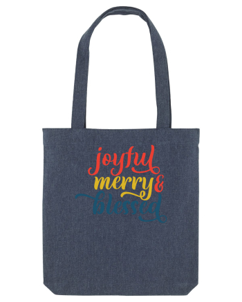 Joyful Merry Blessed Midnight Blue