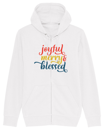 Joyful Merry Blessed White