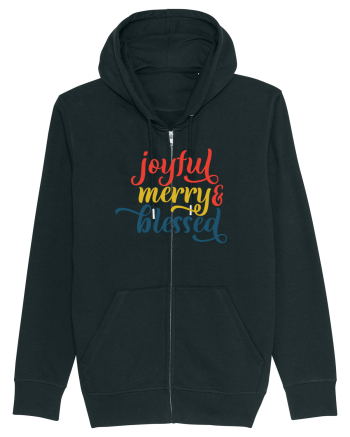Joyful Merry Blessed Black