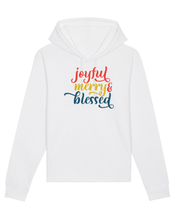Joyful Merry Blessed White
