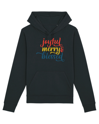 Joyful Merry Blessed Black