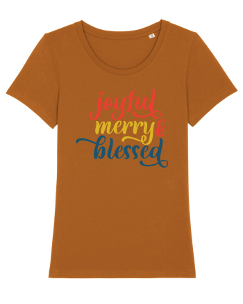 Joyful Merry Blessed Roasted Orange