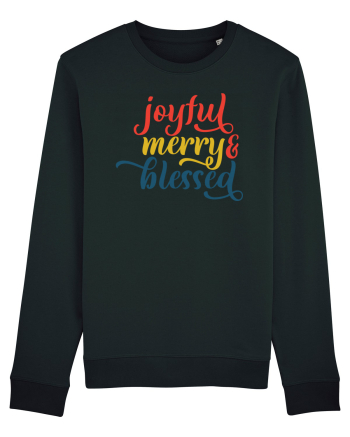 Joyful Merry Blessed Black