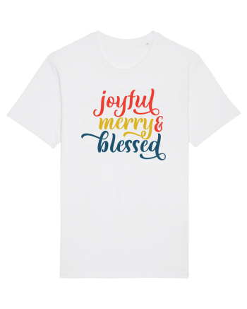 Joyful Merry Blessed White