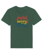 Joyful Merry Blessed Tricou mânecă scurtă Unisex Rocker