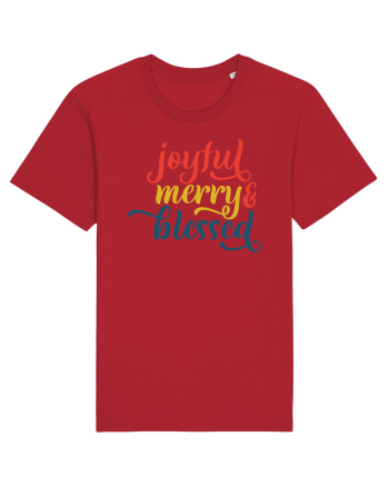 Joyful Merry Blessed Red