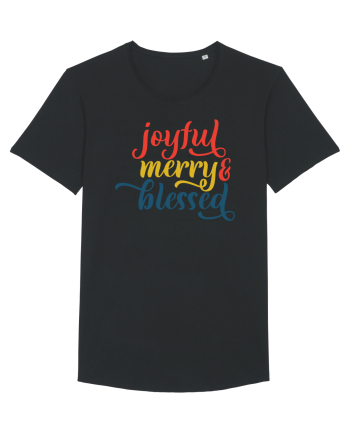 Joyful Merry Blessed Black