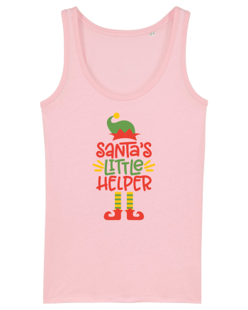Santas Little Helper Cotton Pink