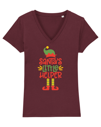 Santas Little Helper Burgundy