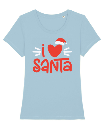 I love Santa Sky Blue