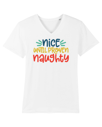 Nice Until Proven Naughty White