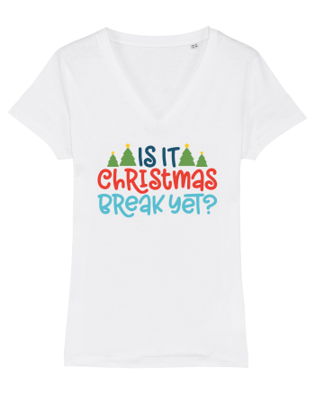 Christmas Break White