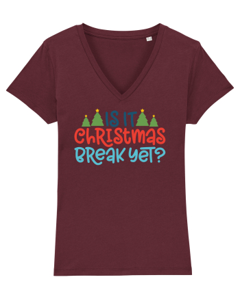 Christmas Break Burgundy