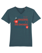Its a Christmas Movies and Hot Cocoa Tricou mânecă scurtă guler V Bărbat Presenter