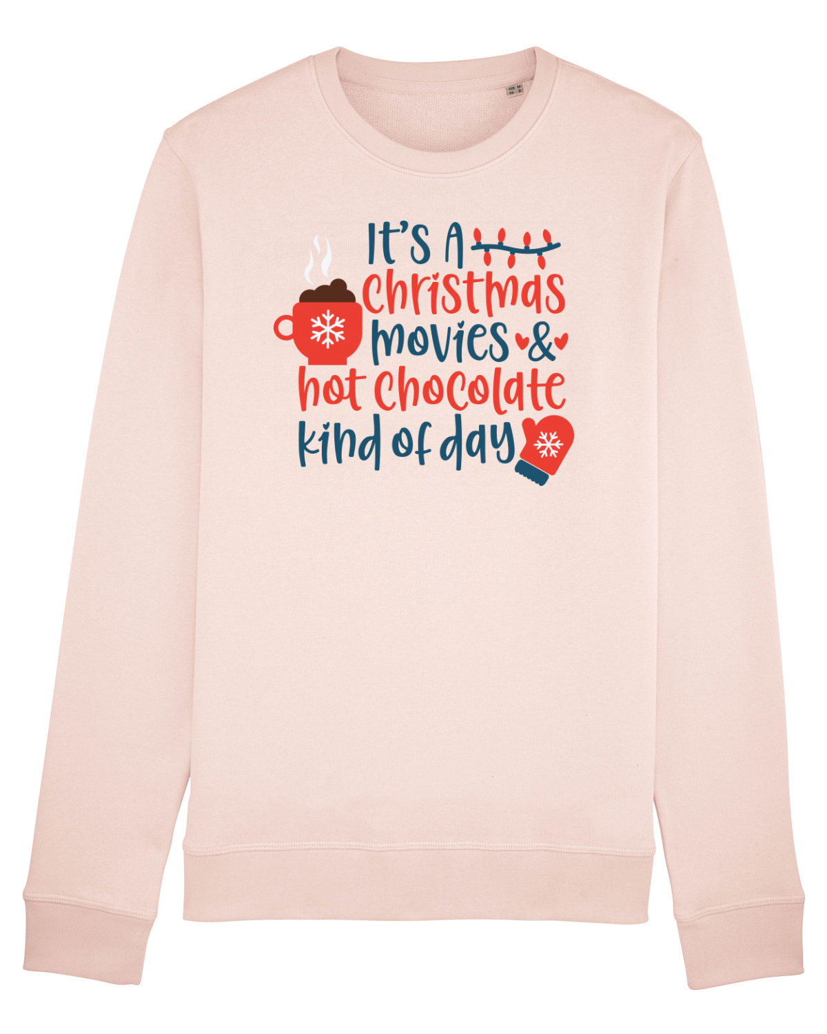 Bluză mânecă lungă Unisex Rise Candy Pink