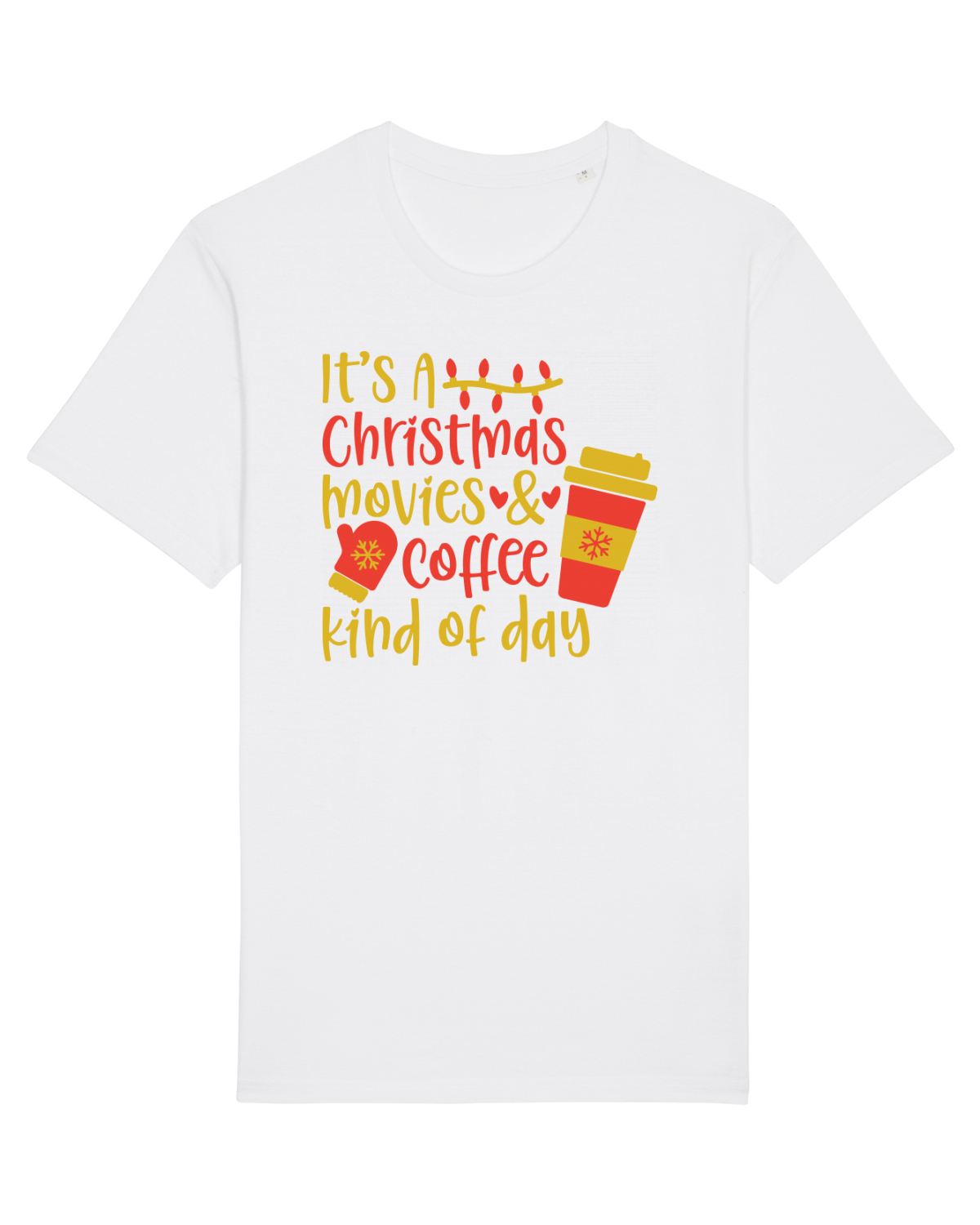 Tricou mânecă scurtă Unisex Rocker White