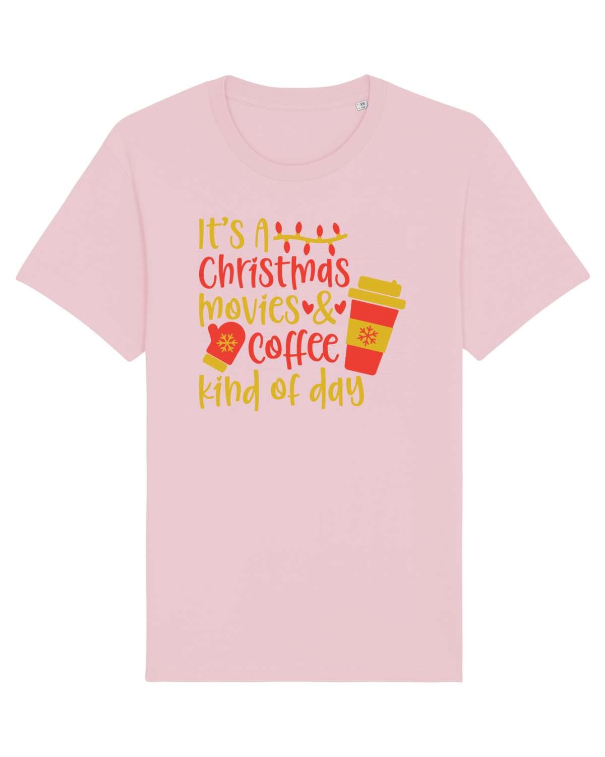 Tricou mânecă scurtă Unisex Rocker Cotton Pink