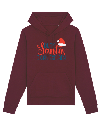 Dear Santa I can Explain Burgundy