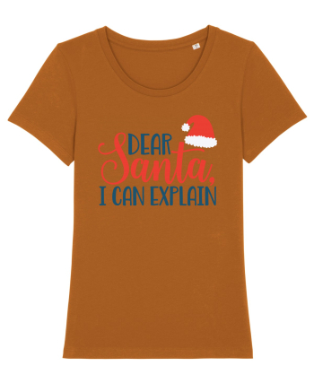 Dear Santa I can Explain Roasted Orange