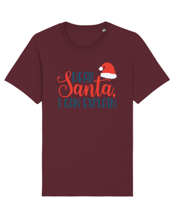 Dear Santa I can Explain Burgundy