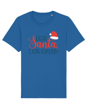 Dear Santa I can Explain Royal Blue