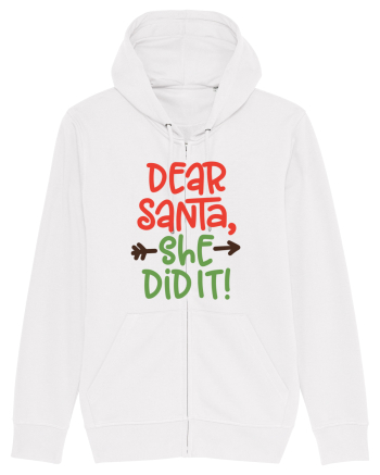 Dear Santa She did it White