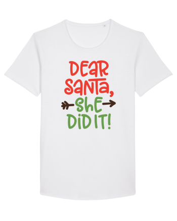 Dear Santa She did it White
