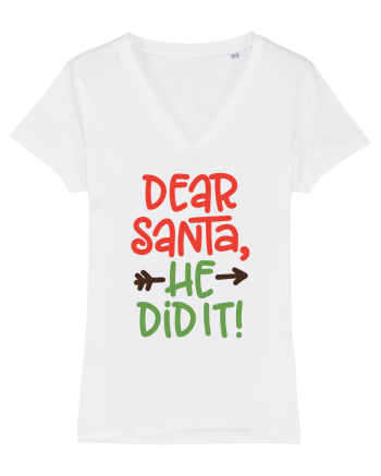 Dear Santa he did it White