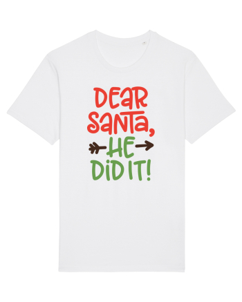 Dear Santa he did it White